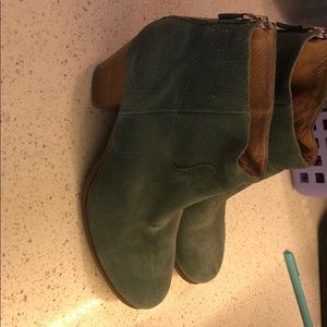Suede booties